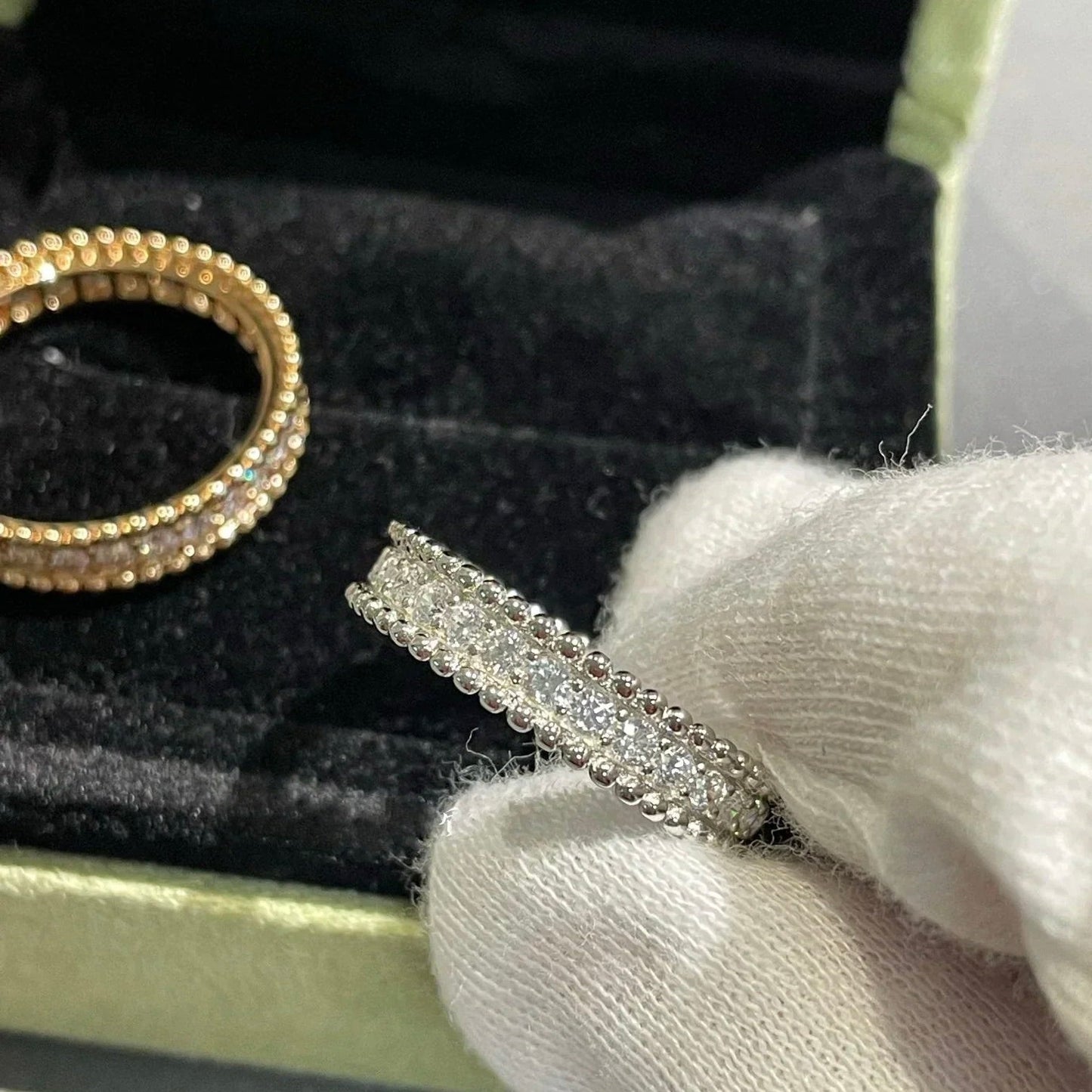 [Moco]PERLEE DIAMOND ROSE GOLD RING