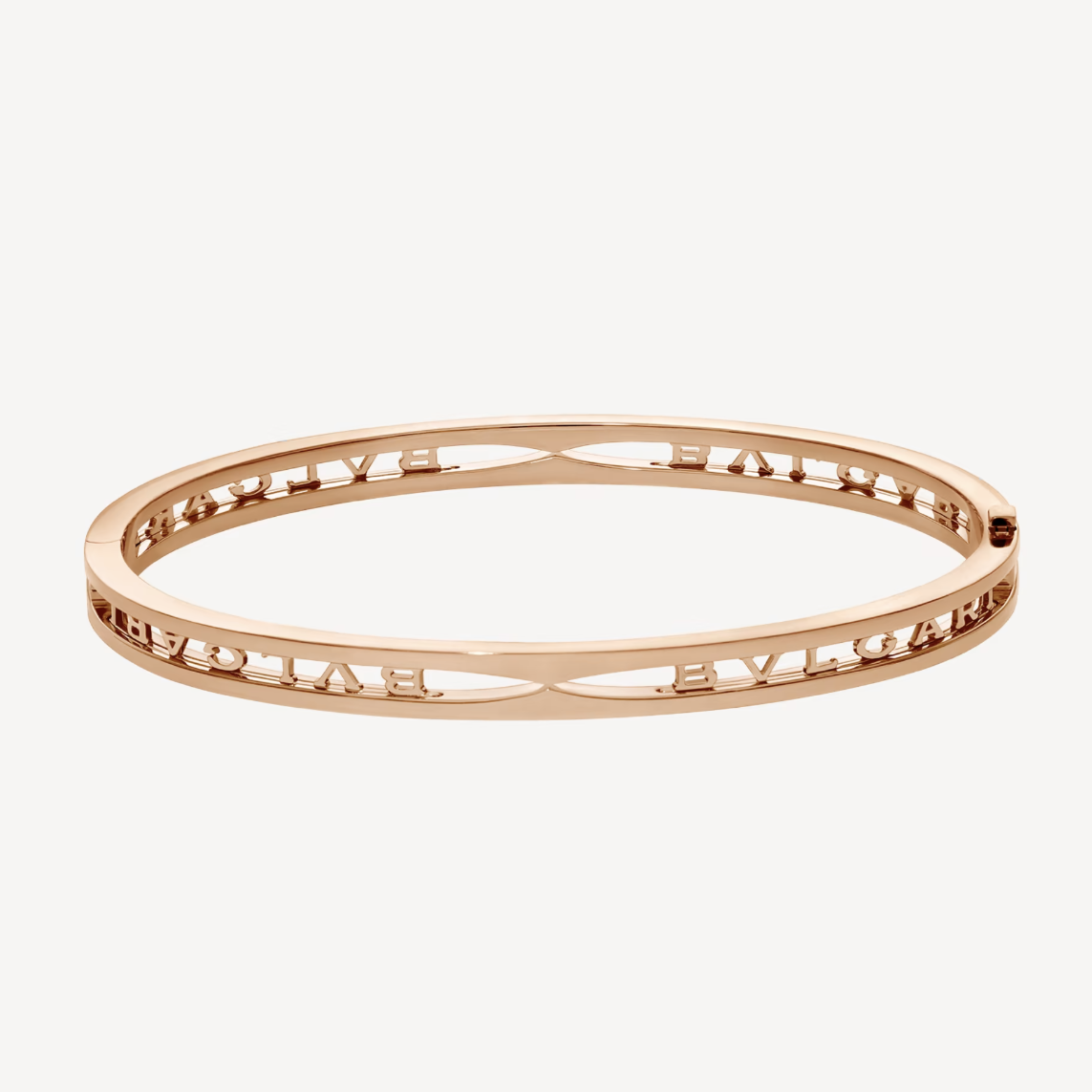 [Moco]ZERO 1 SPIRAL LOGO PINK GOLD BRACELET