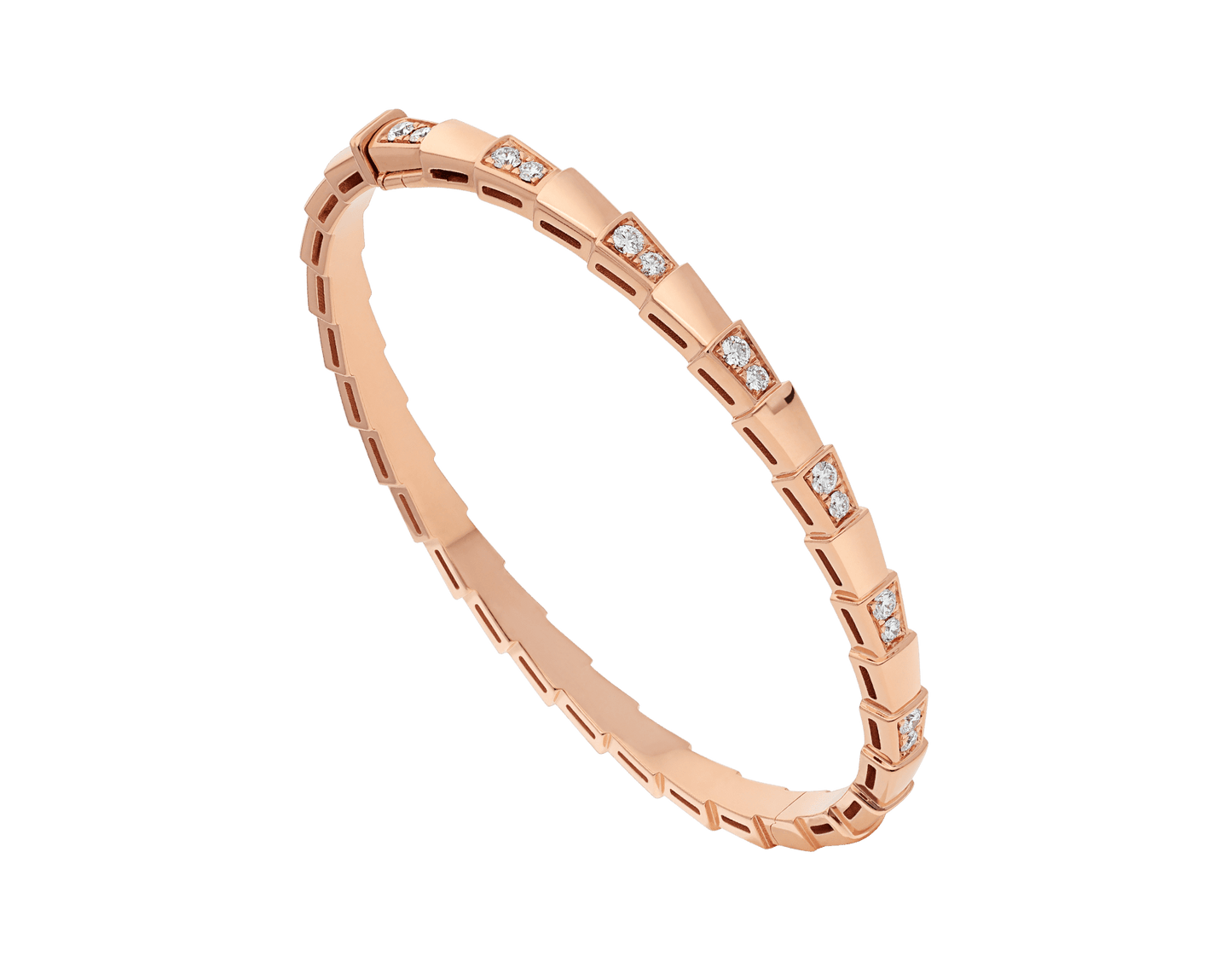 [Moco]SERPENTI-ARMBAND ROSA GOLDDIAMANT