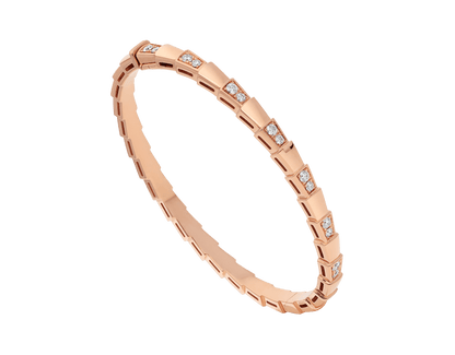 [Moco]SERPENTI-ARMBAND ROSA GOLDDIAMANT