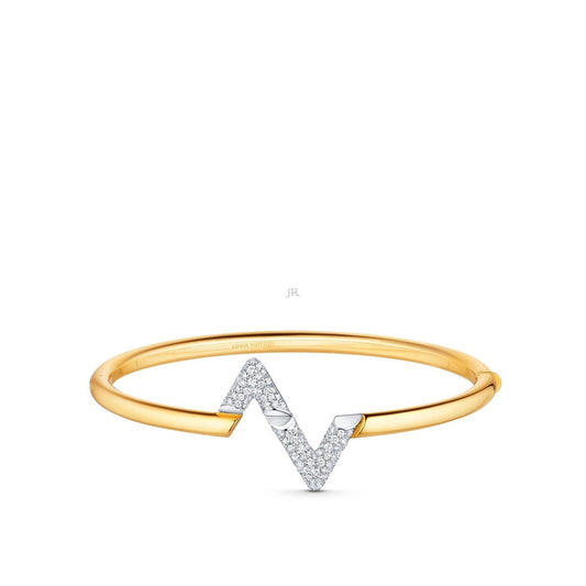 [Moco]VOLTE UPSITE DOWN GOLD DIAMANT ARMBAND