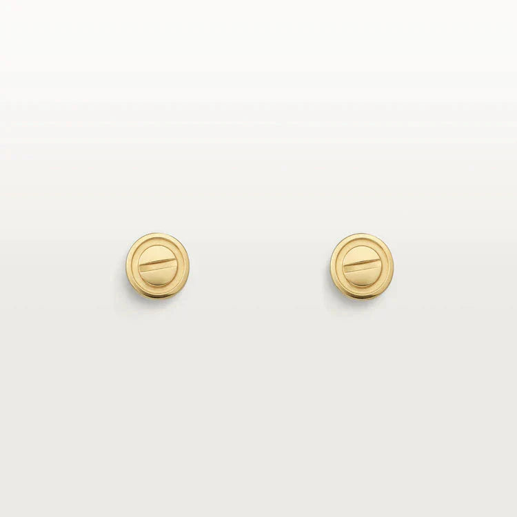 [Moco]LOVE EARRINGS GOLD 10MM