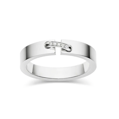 [Moco]ALLIANCE LIENS VIDENCE DIAMANT 4MM RING