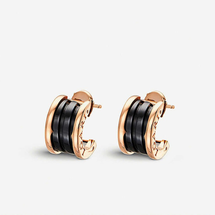 [Moco]ZERO 1 PINK GOLD CERAMIC EARRINGS