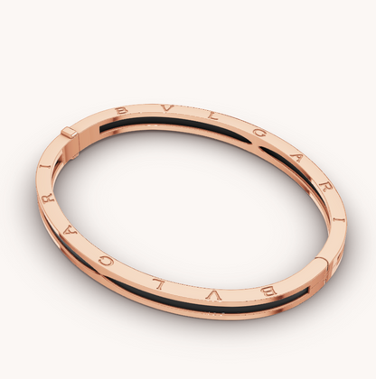 [Moco]ZERO 1 PINK GOLD WITH BLACK CERAMIC BRACELET