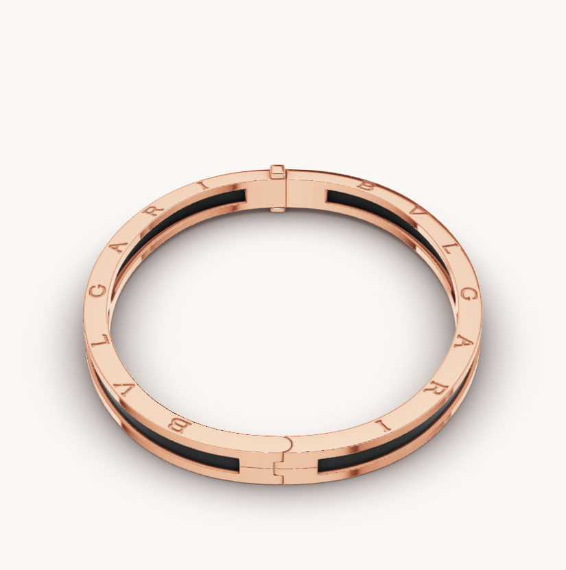 [Moco]ZERO 1 PINK GOLD WITH BLACK CERAMIC BRACELET