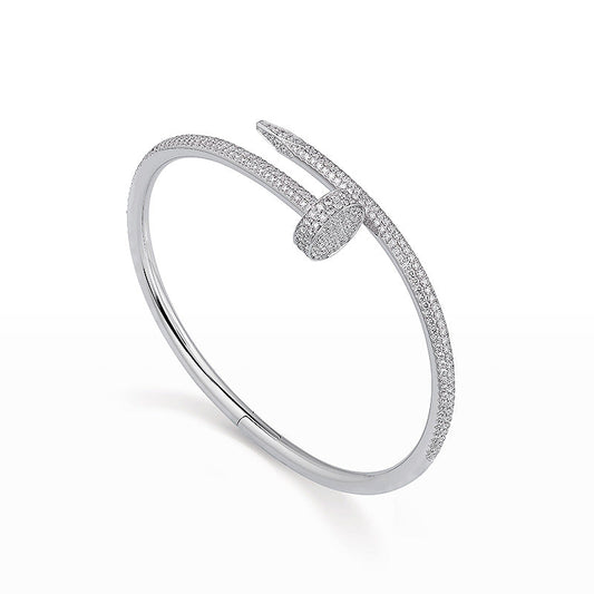 [Moco]JUSTE ARMBAND 3,5 MM, ALLE DIAMANTEN