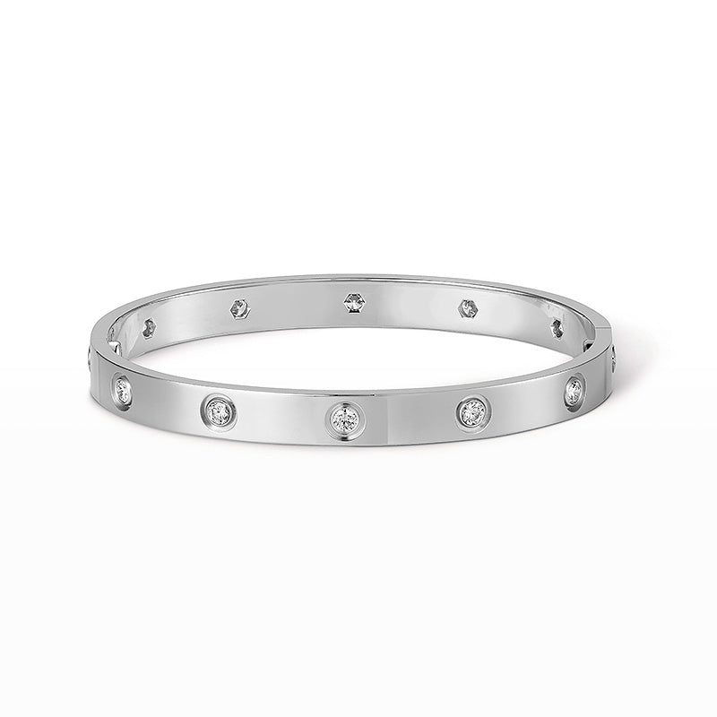 [Moco]LOVE BRACELET 6.1MM 10 DIAMONDS