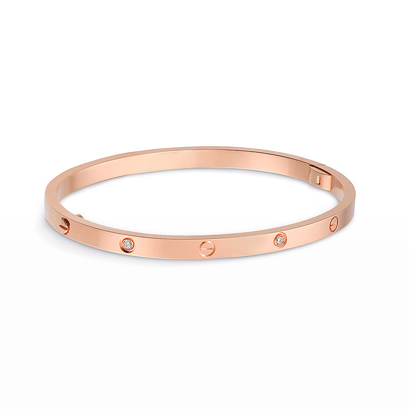 [Moco] LIEBE ARMBAND 3,65 MM 6 DIAMANTEN