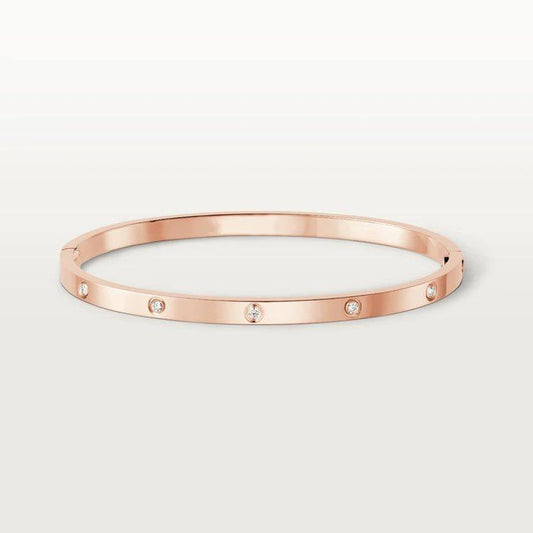 [Moco] LIEBE ARMBAND 3,65 MM 10 DIAMANTEN