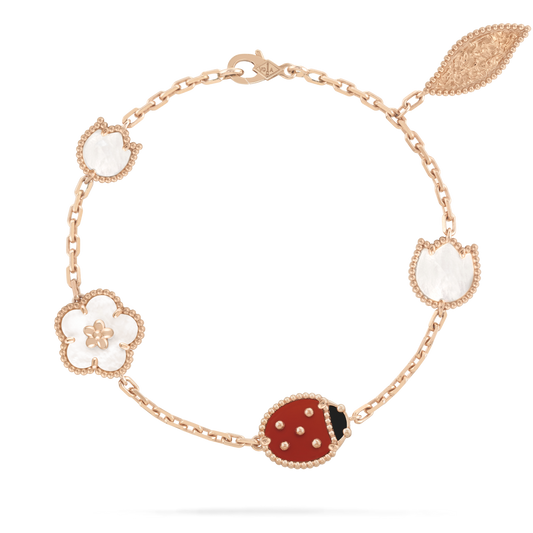 [Moco]Armband mit Glücksfrühling und 5 Motiven