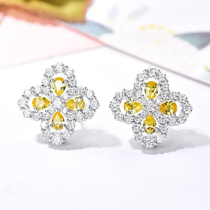 [Moco]LOOP EARRINGS FULL MOTIF DIAMOND 16MM