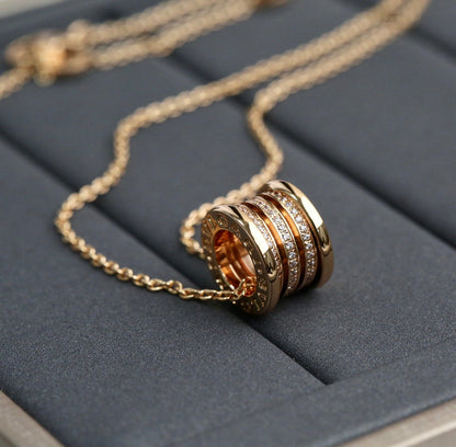 [Moco]ZERO 1 PINK GOLD DIAMOND NECKLACE