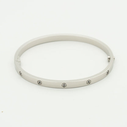 [Moco] LIEBE ARMBAND 3,65 MM 10 DIAMANTEN