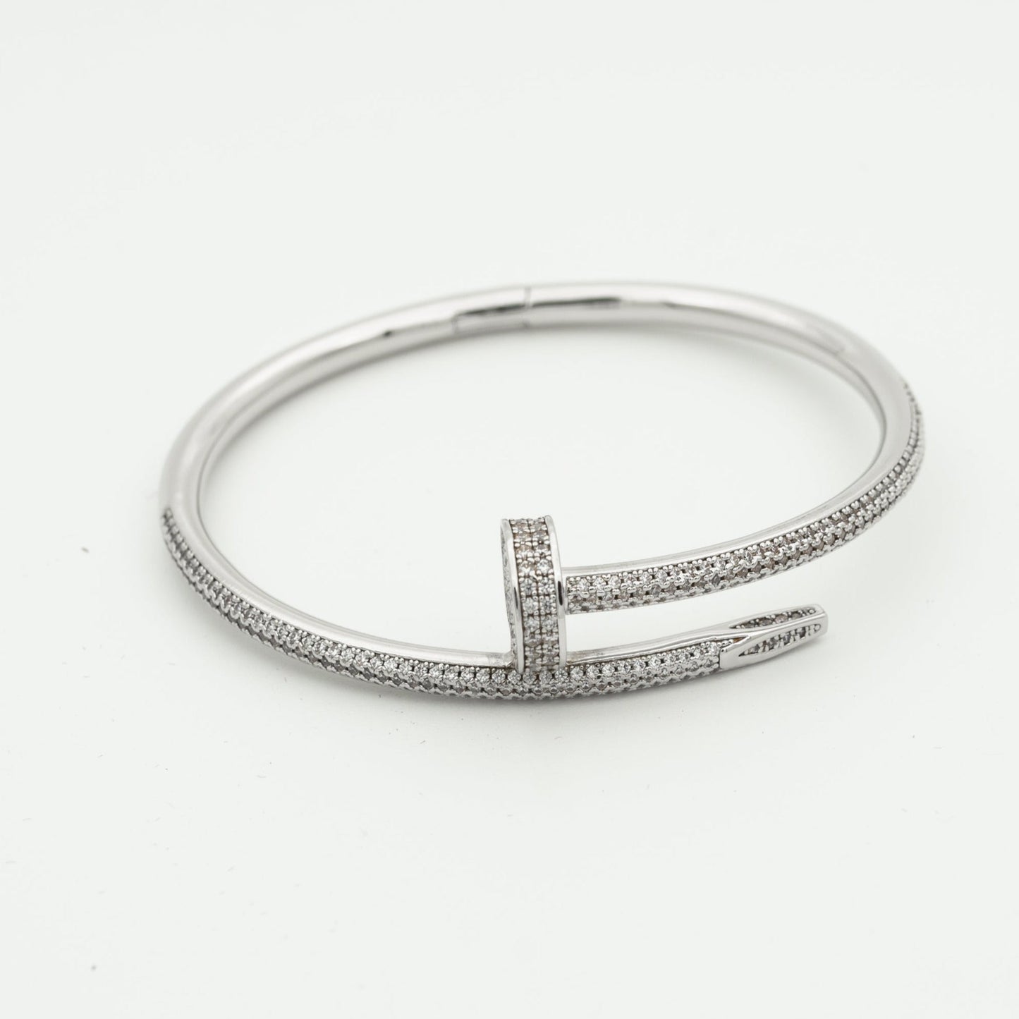 [Moco]JUSTE ARMBAND 3,5 MM, ALLE DIAMANTEN