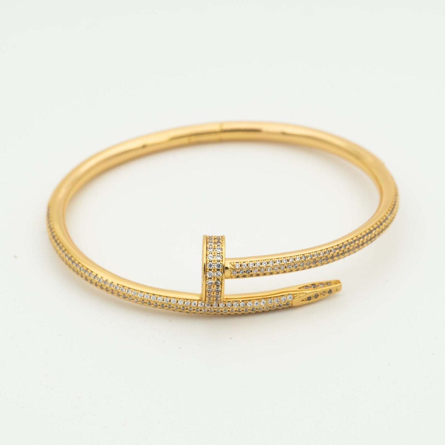 [Moco]JUSTE ARMBAND 3,5 MM, ALLE DIAMANTEN