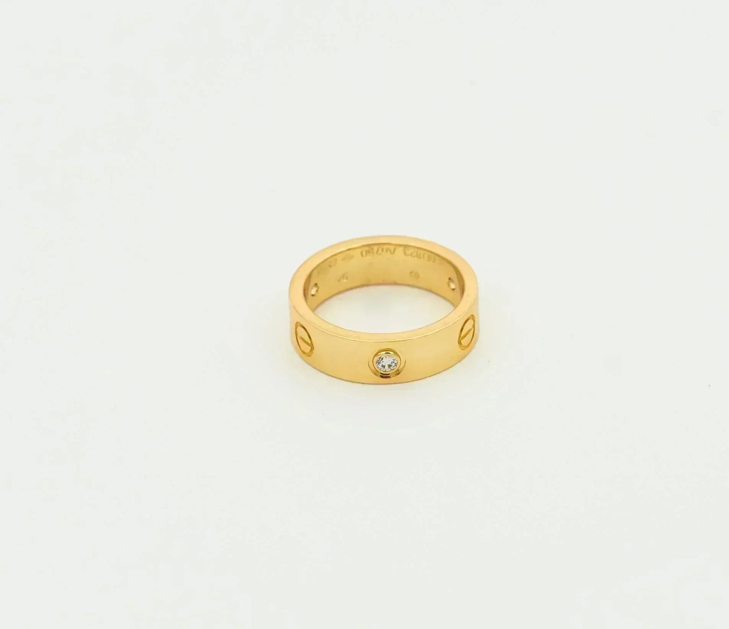 [Moco] LIEBESRING 5,5 MM 3 DIAMANTEN GOLD