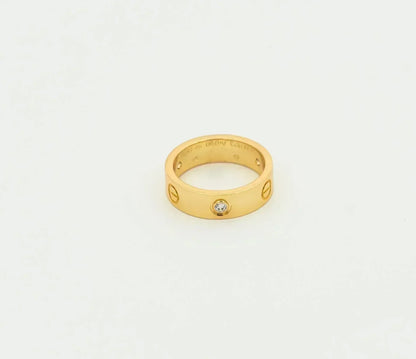 [Moco] LIEBESRING 5,5 MM 3 DIAMANTEN GOLD