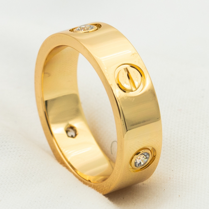 [Moco] LIEBESRING 5,5 MM 3 DIAMANTEN ROSGOLD