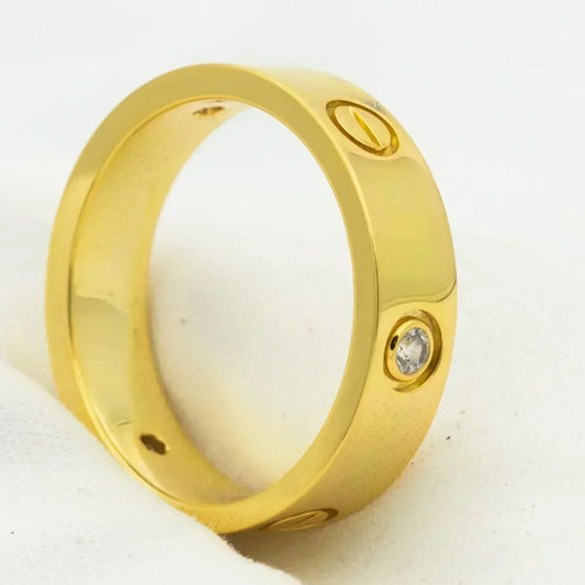 [Moco] LIEBESRING 5,5 MM 3 DIAMANTEN GOLD