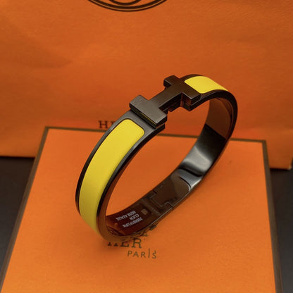 [Moco]CLIC HM SO BLACK YELLOW BRACELET