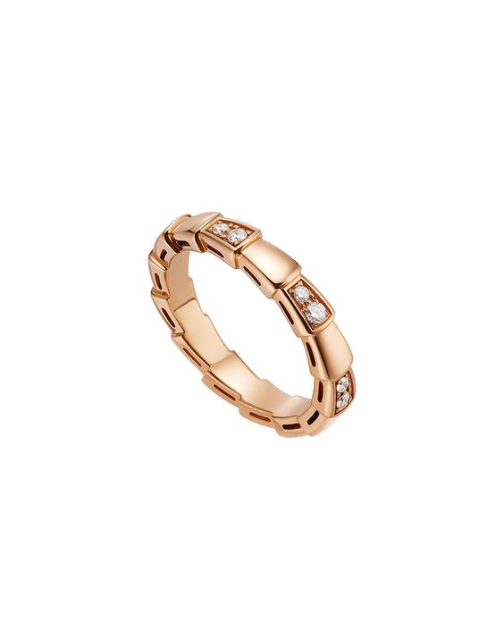 [Moco]SERPENTI RING ROSA GOLD 3MM