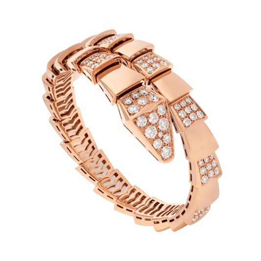 [Moco]SERPENTI-ARMBAND ROSA GOLDDIAMANT