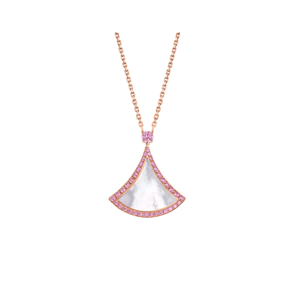 [Moco]DREAM HALSKETTE MOP DIAMANT ROSA