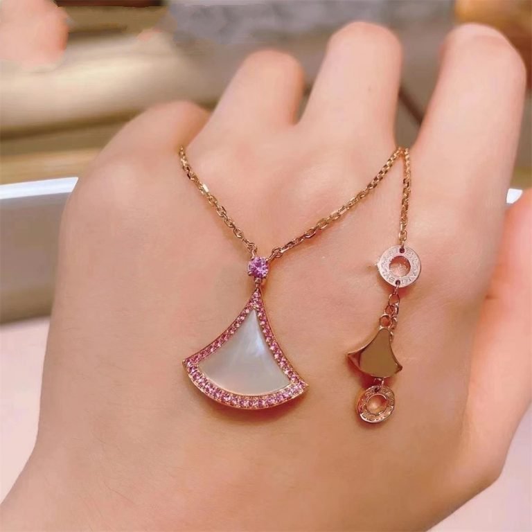 [Moco]DREAM NECKLACE MOP DIAMOND PINK