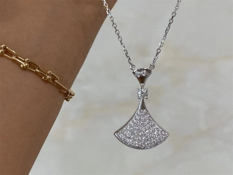 [Moco]DREAM NECKLACE SILVER FULL DIAMOND