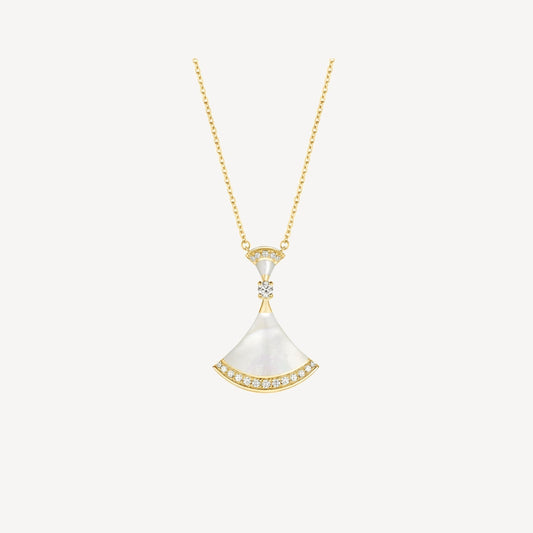 [Moco]DREAM NECKLACE MOP GOLD DIAMOND