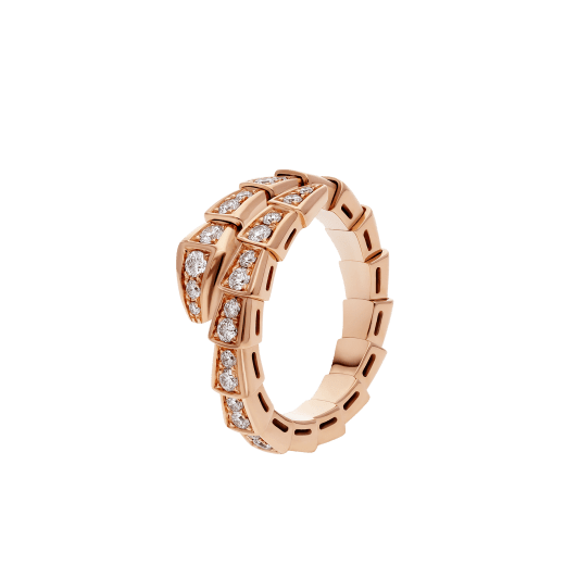 [Moco]SERPENTI RING ROTGOLD MIT DIAMANTEN 4MM