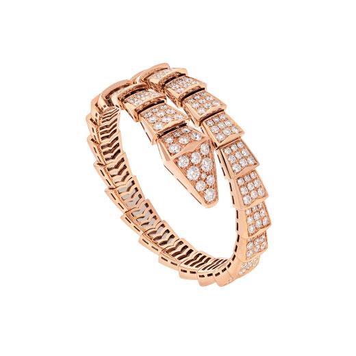 [Moco]SERPENTI ARMBAND 8MM ROSGOLD DIAMANT