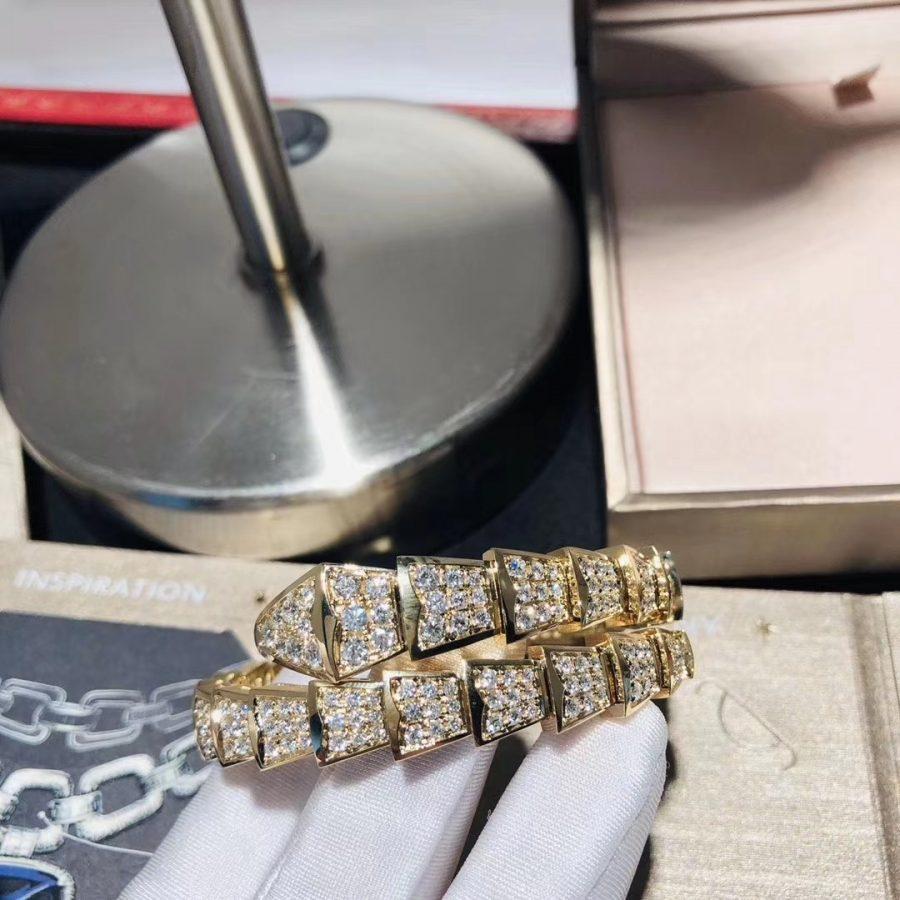 [Moco]SERPENTI-ARMBAND 8 MM GOLDDIAMANT