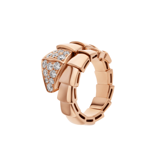 [Moco]SERPENTI-RING ROSA GOLD DIAMANT