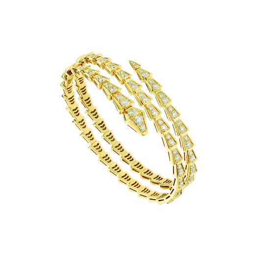 [Moco]SERPENTI BRACELET GOLD DIAMOND DOUBLE ROW