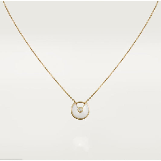 [Moco]AMULETTE ROSE GOLD MOP NECKLACE