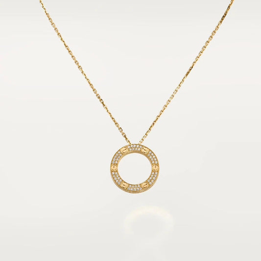 [Moco]LOVE NECKLACE ADJUSTABLE ROSE GOLD