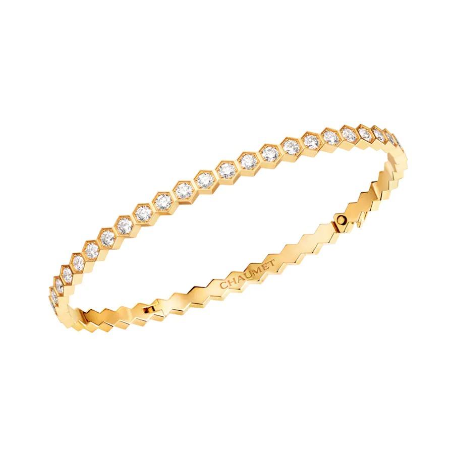 [Moco]BEE LOVE GOLD ARMBAND VOLLER DIAMANT 