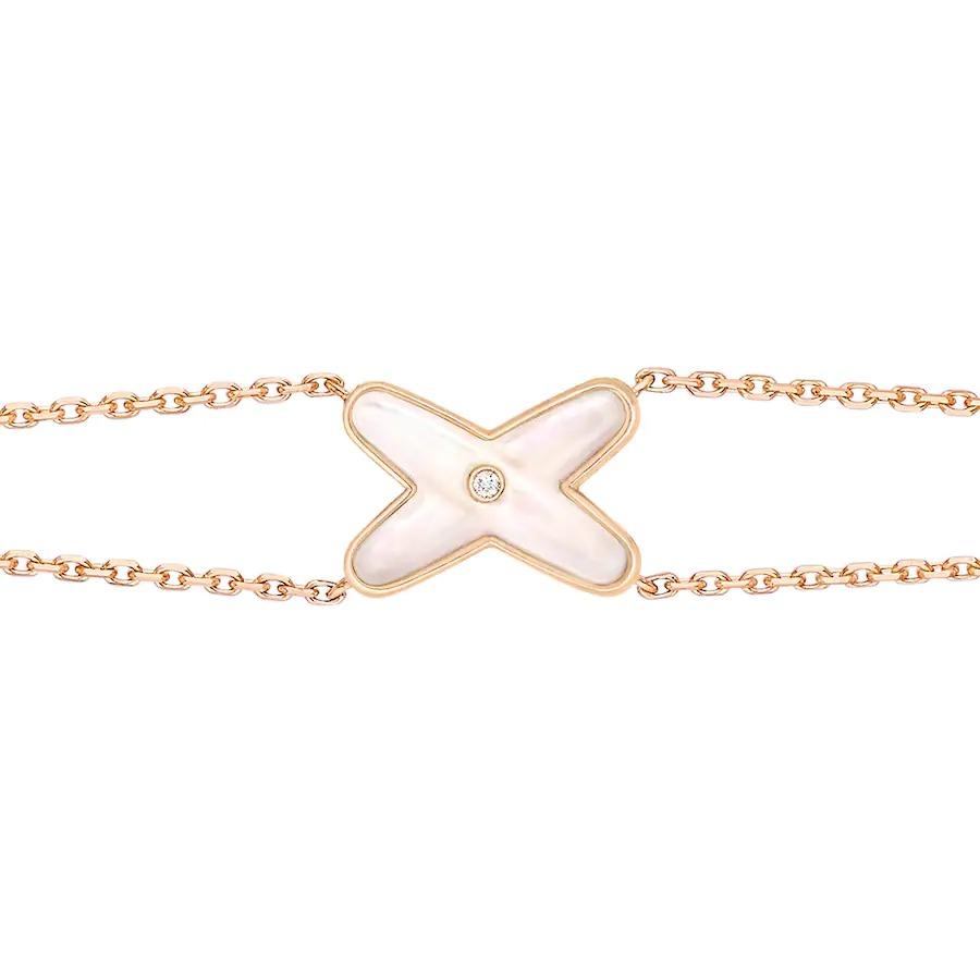 [Moco]JEUX ARMBAND WEISSES MOP ROSA GOLD 1 DIAMANT