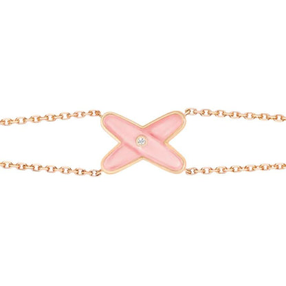 [Moco]JEUX ARMBAND ROSA MOP ROSA GOLD 1 DIAMANT