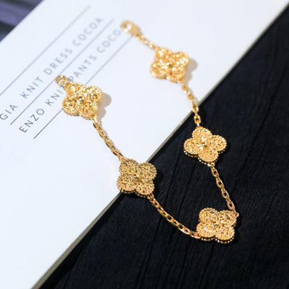 [Moco]CLOVER 5 MOTIFS BRONZING BRACELET