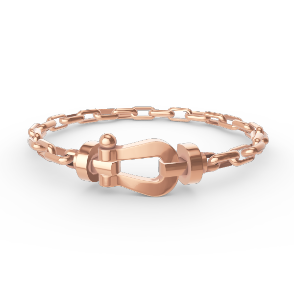 [Moco]FORCE LARGE HORSESHOE CLASP  METAL BRACELET