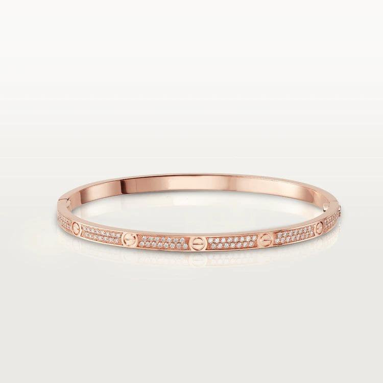 [Moco] LIEBE ARMBAND 3,65 MM MIT DIAMANTEN