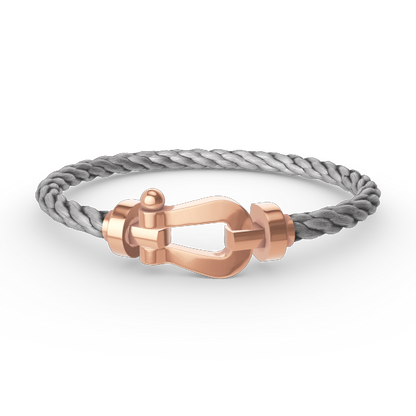 [Moco]FORCE GROSSES HUFEISENARMBAND OHNE DIAMANT ROSÉGOLD