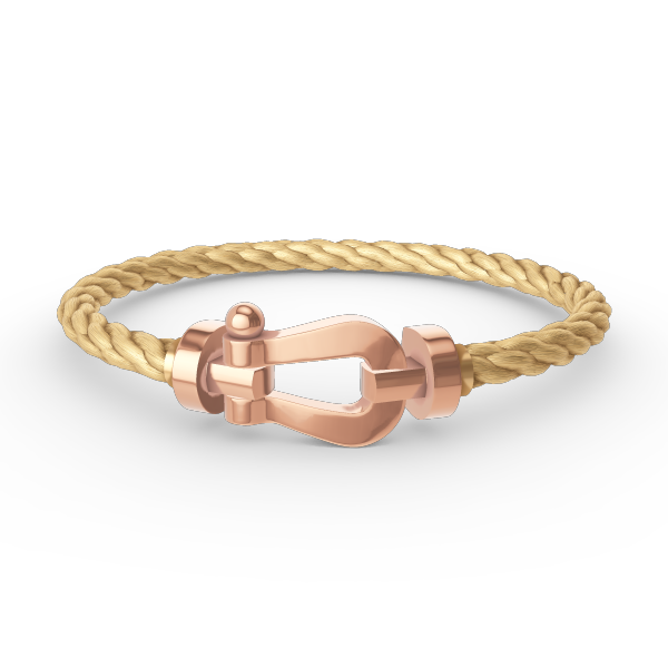 [Moco]FORCE GROSSES HUFEISENARMBAND OHNE DIAMANT ROSÉGOLD