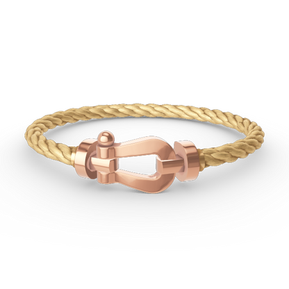 [Moco]FORCE GROSSES HUFEISENARMBAND OHNE DIAMANT ROSÉGOLD