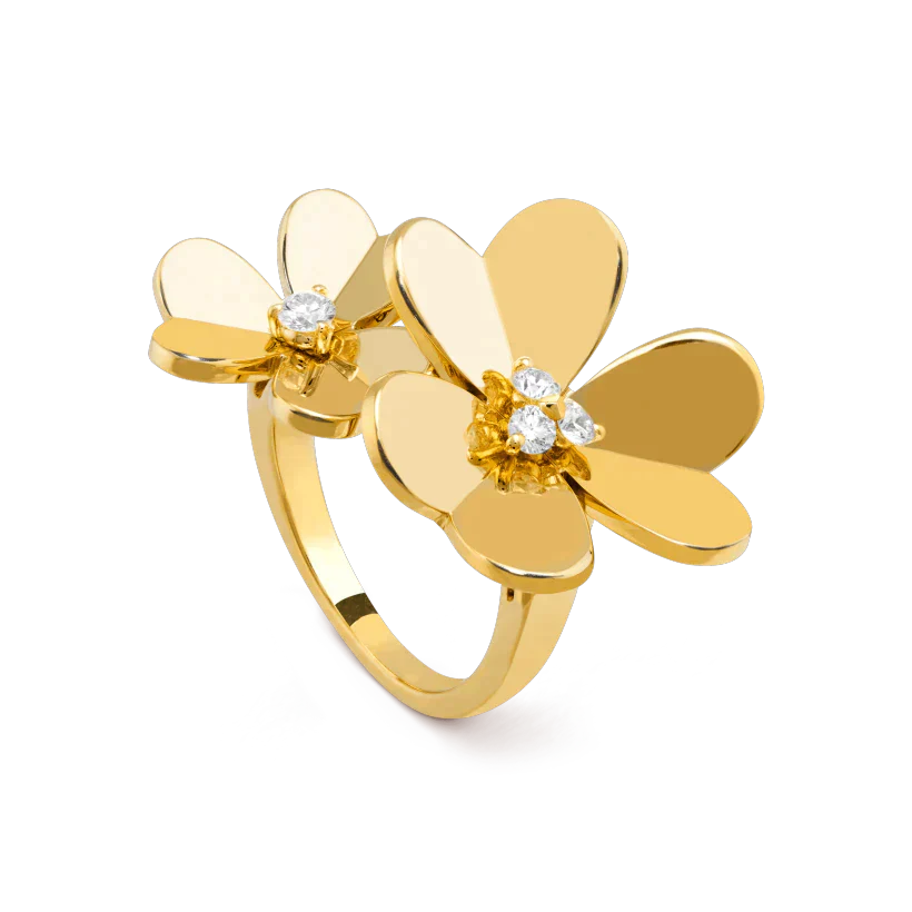 [Moco]CLOVER COMOS GOLD DIAMOND RING