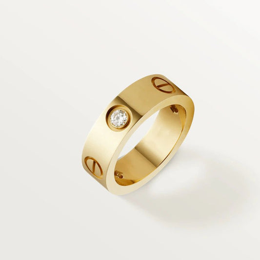 [Moco] LIEBESRING 5,5 MM 3 DIAMANTEN ROSGOLD