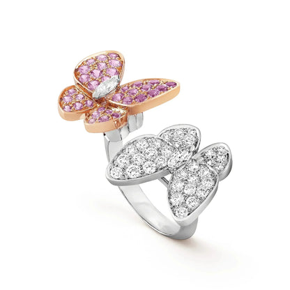 [Moco]TWIN BUTTERFLY DIAMOND RING